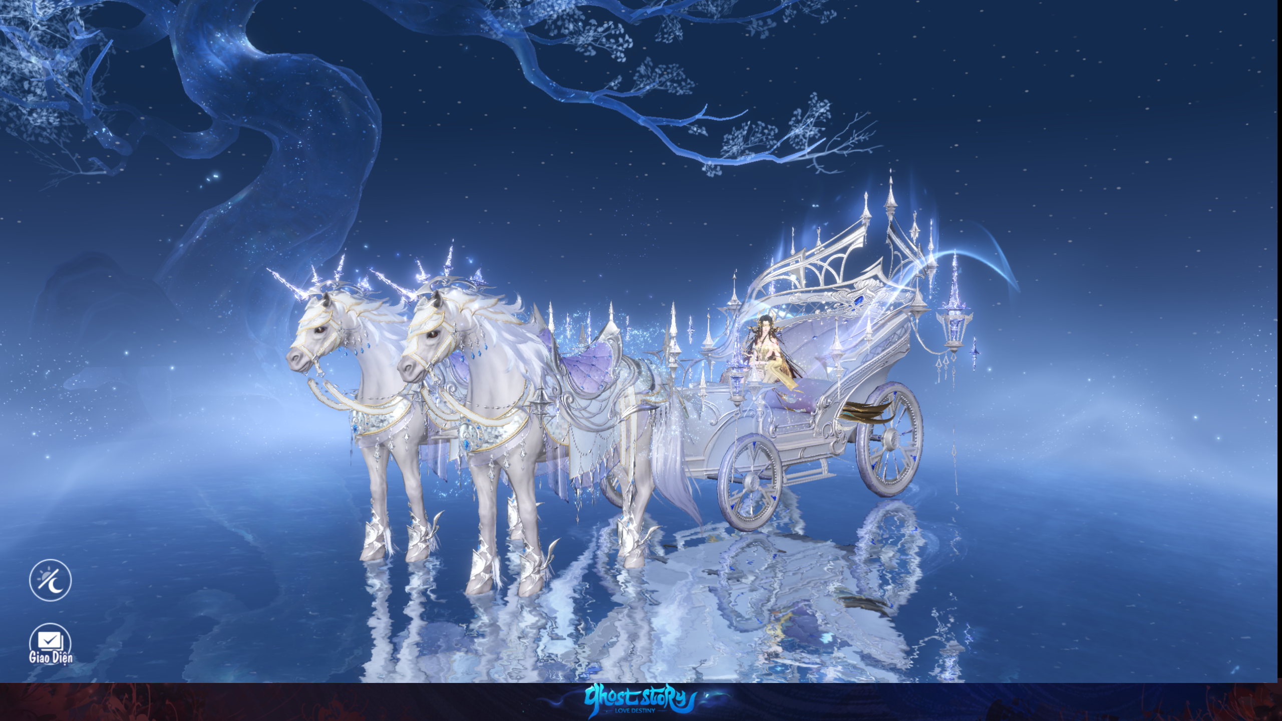 Moonlit Silver Saddle Shine