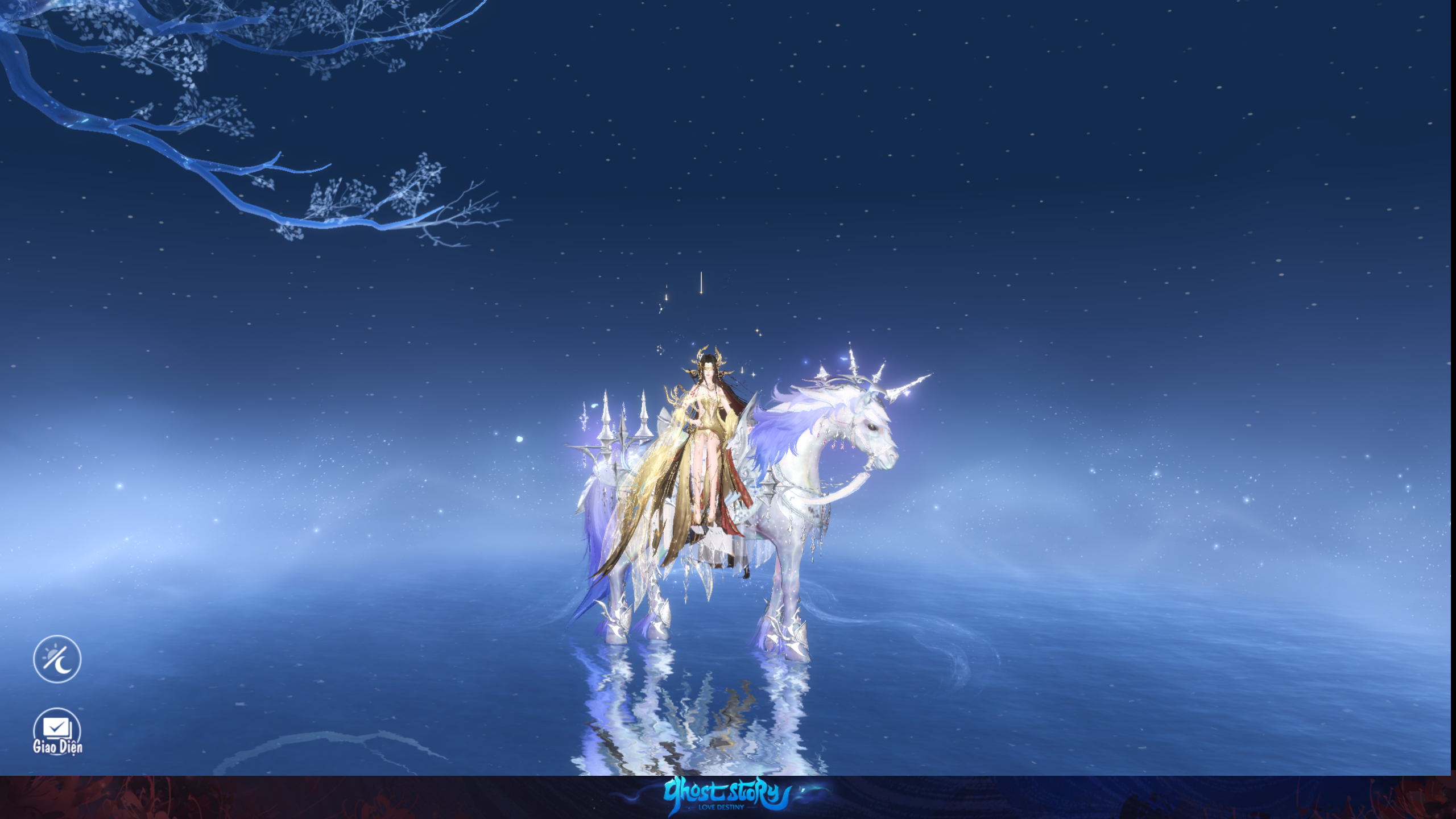 Moonlit Silver Saddle Shine