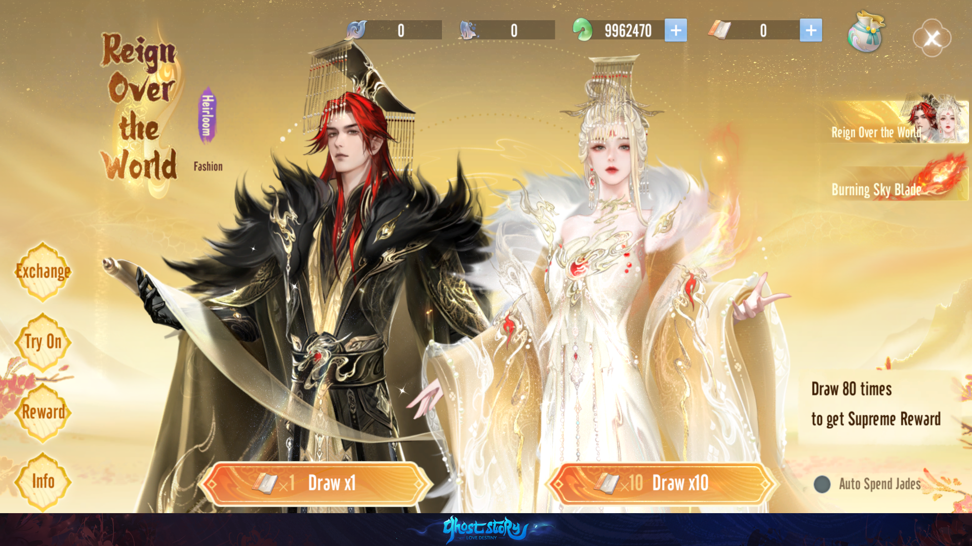 Legendary Outfit Reign Over the World