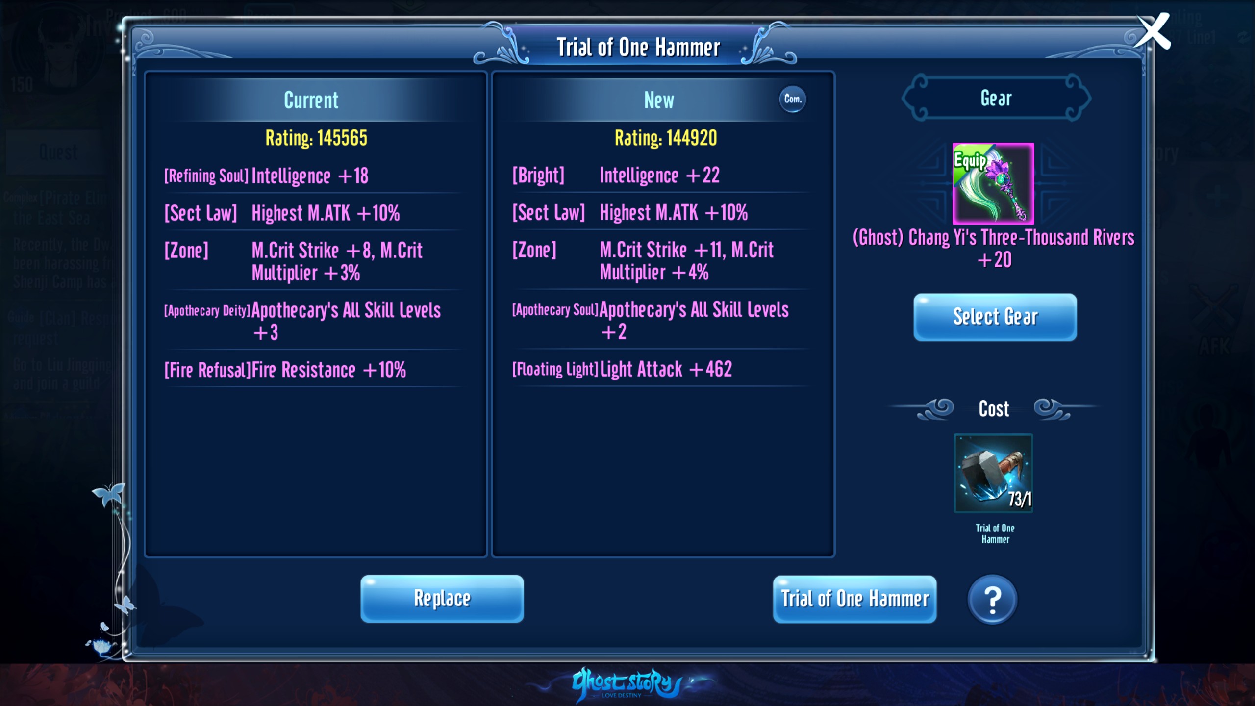 Trial of One Hammer (Illustration)