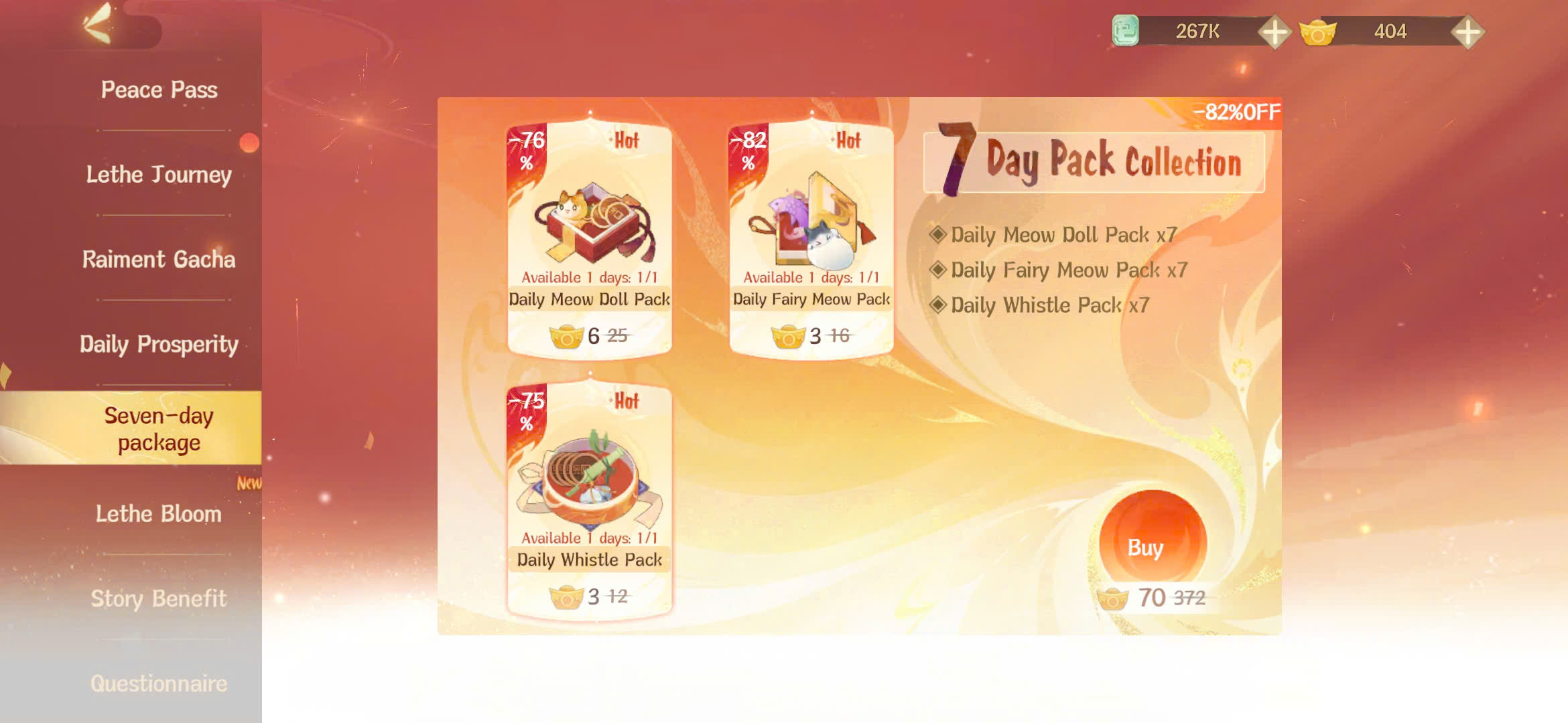 7 Day Pack