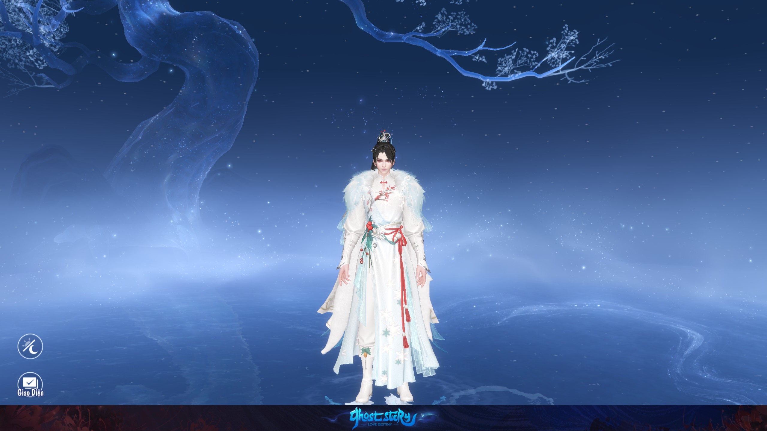 疏影照雪