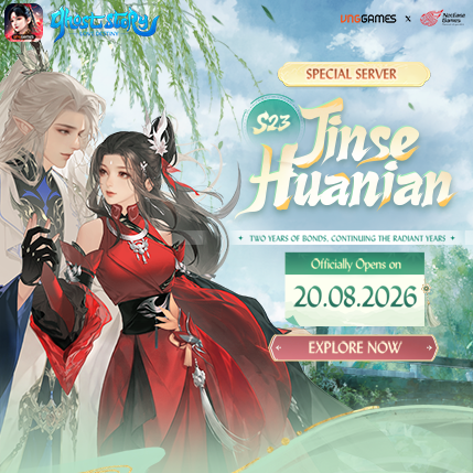 Birthday Server Launch: S23 – Jinse Huanian | 10:00 on 20/08/2026