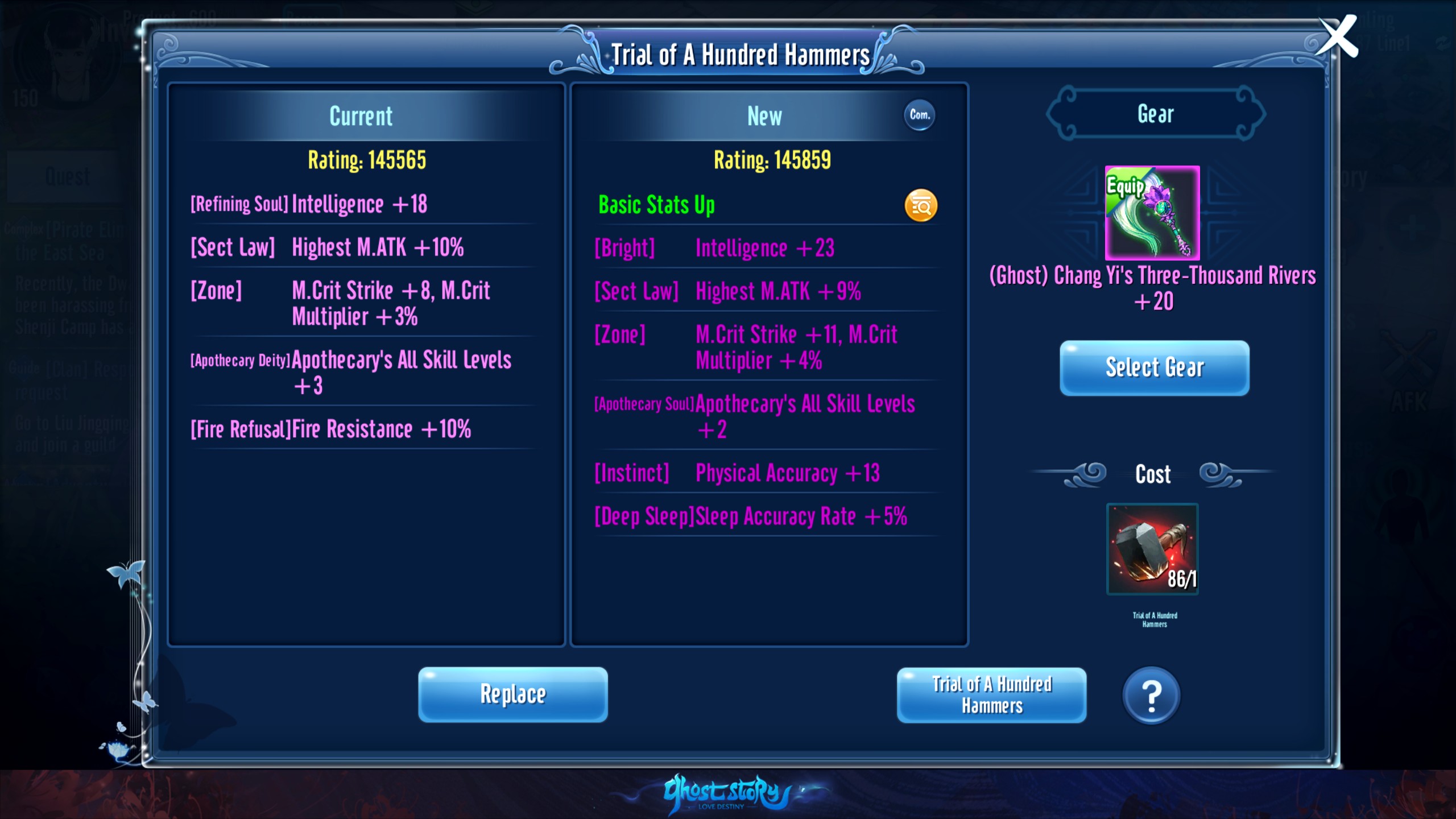 Trial of A Hundred Hammers (Illustration)