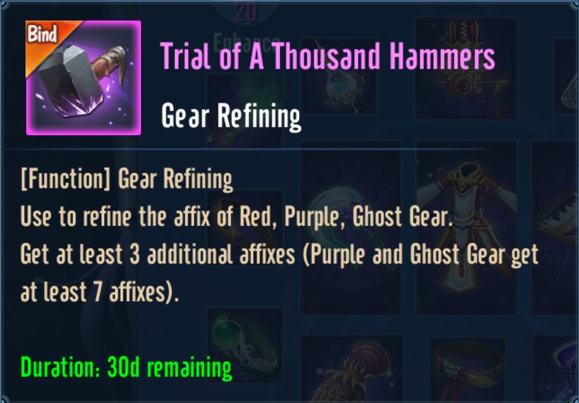 Trial of A Thousand Hammers (Item)