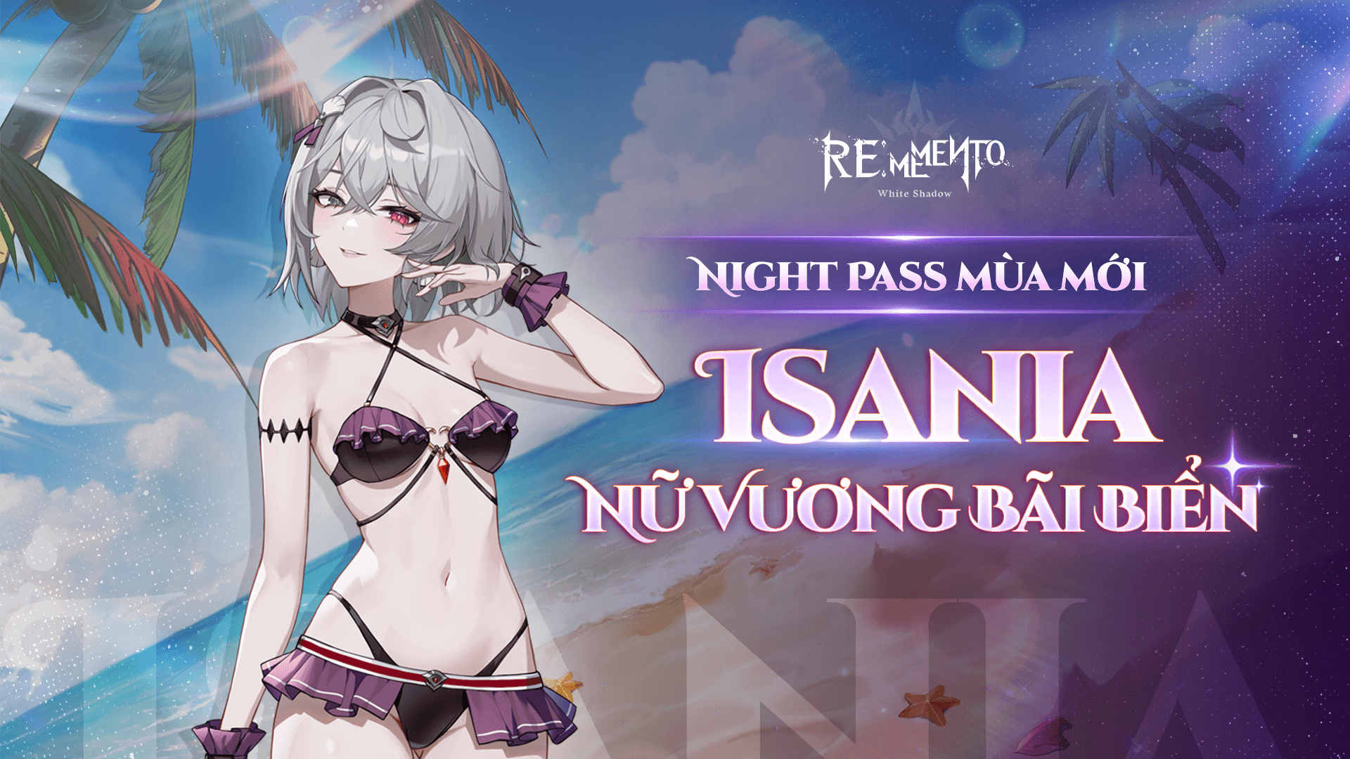 Night Pass mùa mới: Isania Nữ Vương Bãi Biển
